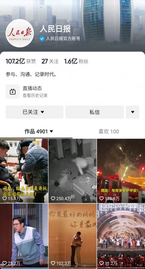 Most Followed and Loved TikToker in China