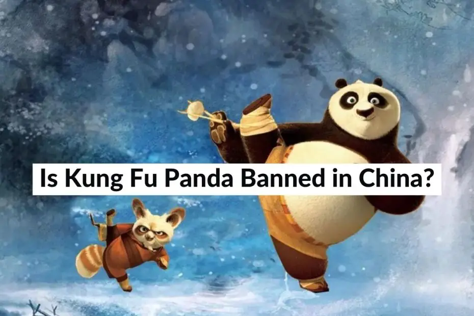 is kung fu panda banned in China