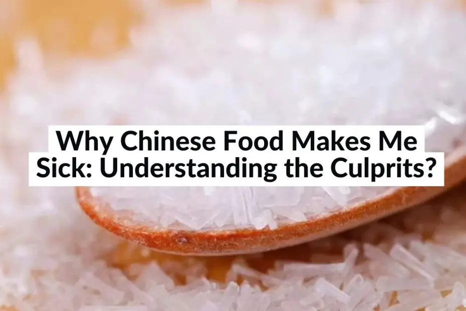 why chinese food make me sick