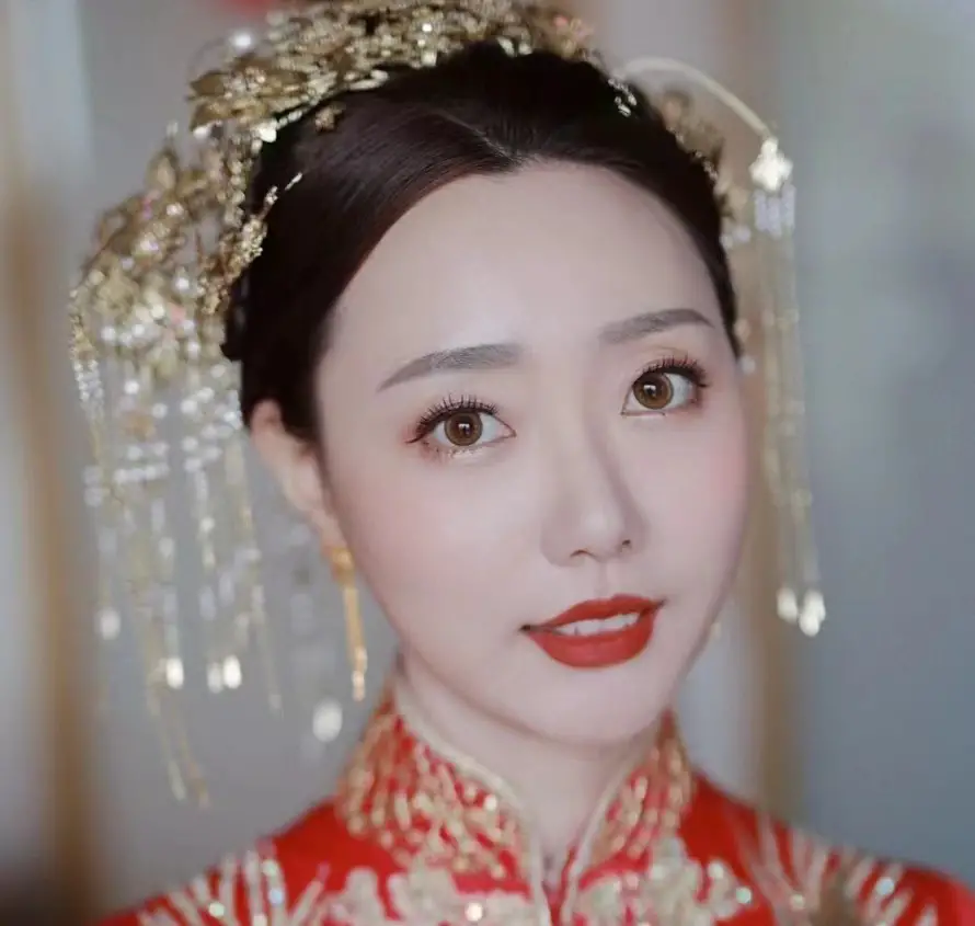 chinese bride makeup