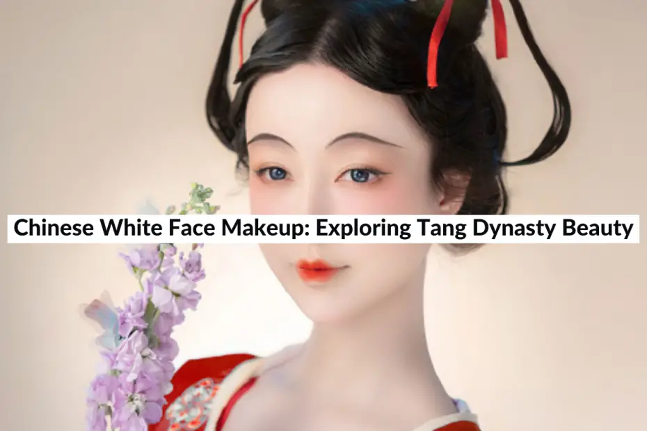 chinese white face makeup