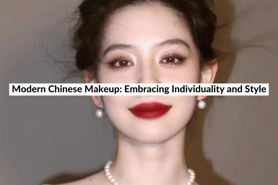 modern chinese makeup