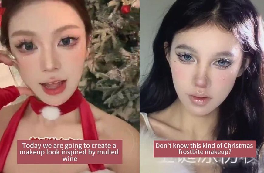 douyin christmas makeup for christmas